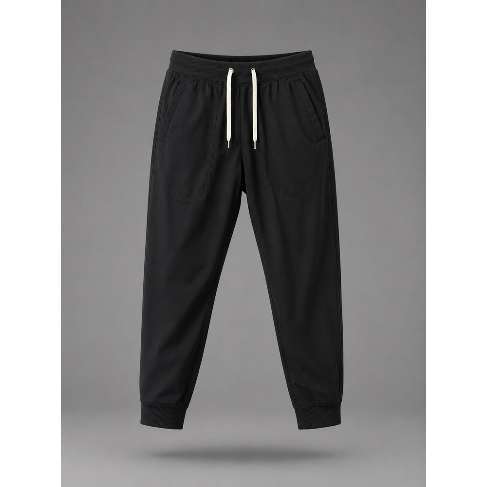 Vuori Mens Transit Jogger Black V436 Technical, Versa Life Pants Size Large